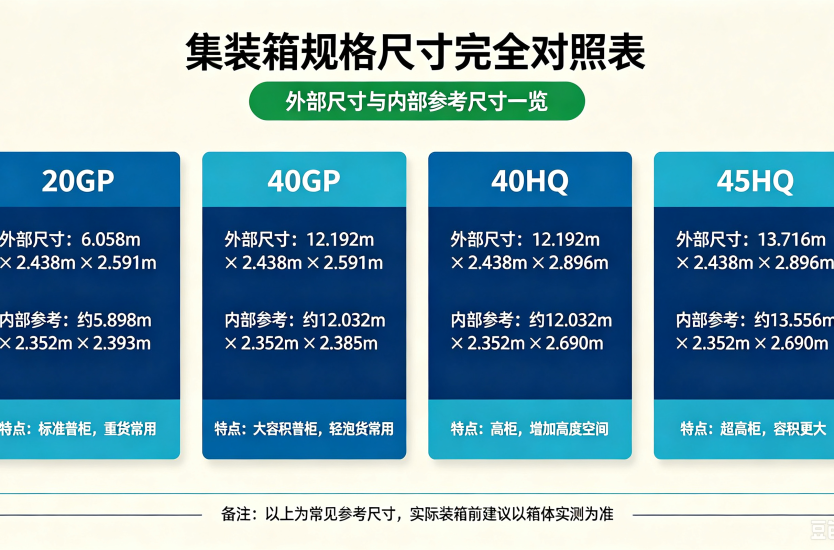 集装箱规格尺寸对照表生成 (1)